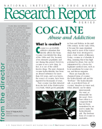 Cocaine Abuse and Addiction Research Report Cover