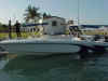 A pleasure craft interdicted with Cuban migrants onboard in March, '01.