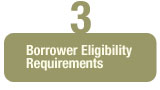3. Borrower Eligibility Requirements