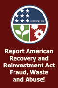 Report fraud, waste and abuse of the American Recovery and Reinvestment Act