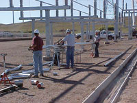 Construction at Wessington Springs Substation