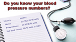 Know Your Blood Pressure Numbers