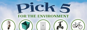 Pick 5 for the Environment