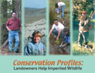 front cover of Conservation Profiles: Landowners Help Imperiled Wildlife