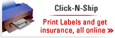 Click-N-Ship. Print Lables and get insurance, all online >>