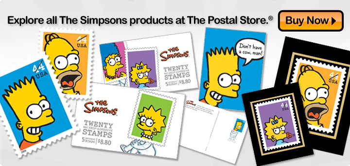 Explore all The Simpsons products at The Postal Store®. Buy Now!
