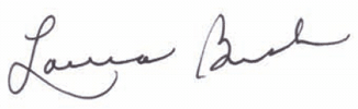 First Lady Laura Bush signature