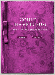 screen shot of 'could I have lupus?' web site home page