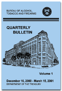 Quarterly Bulletin: Volume 1 - December 16 2000 to March 15, 2001