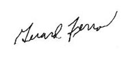 Jerry Ferro Signature