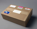 Image 3: A package using Priority Mail service.