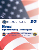 Cover image for Midwest High Intensity Drug Trafficking Area Drug Market Analysis 2008.