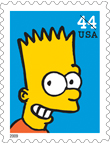 Bart Simpson stamp