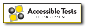 Accessible Tests Department