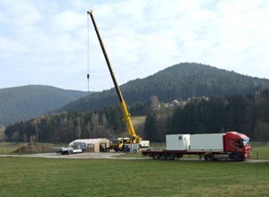 Image - First ARM Mobile Facility setting up in Heselbach, Germany.