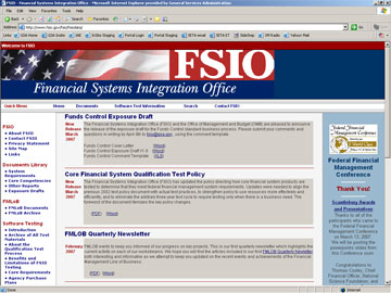 FSIO website screenshot