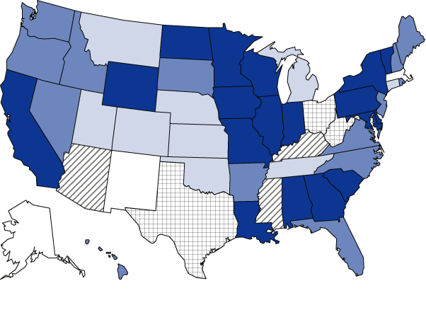 Figure 3. Changes in Marijuana Admission Rates: 1992-2002*