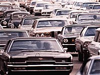 Photo of Hollywood freeway traffic