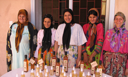 Members of the women’s cooperative proudly pose with their new, more profitable line of products.