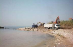 A contaminated sand pile (~2,000 m3) that has been collected over the two-year cleanup intervention was transported from the Byblos public sandy beach to a location designated by the Ministry of Environment.