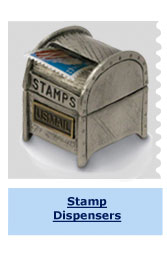 Stamp Dispensers for Rolls of Stamps