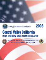 Cover image for Central Valley California High Intensity Drug Trafficking Area Drug Market Analysis 2008.