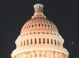 Capitol dome at night