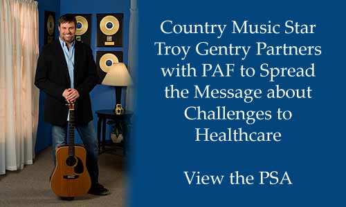 PAF PSA Spokesperson Troy Gentry