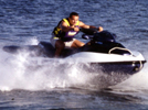 Person on a personal watercraft