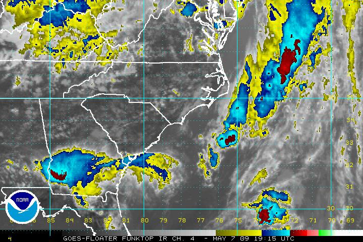 GOES Tropical Floater 2 IR Satellite