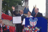 USCIS Director Emilio T. González presents the "Outstanding American by Choice" recognition to Emilio and Gloria Estefan at Walt Disney World in Orlando, FL, Jul. 4, 2007