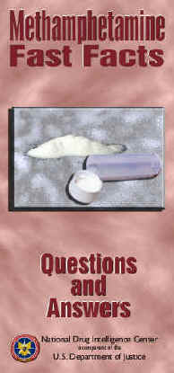 Cover image linked to printable Methamphetamine Fast Facts brochure.