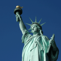 A picture of the Statue of Liberty