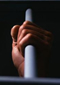 Prison jail Hands on Bars 60 x 85