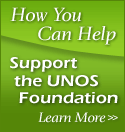 Support the UNOS Foundation>>