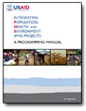 Cover image of Intergrating PHE Projects: A Programming Manual (click to download PDF, 996KB).