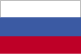 Flag of Russia is three equal horizontal bands of white (top), blue, and red.