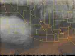 GOES water vapor satellite imagery