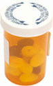 A bottle of pills; linking to New Medicare Prescription Drug Coverage