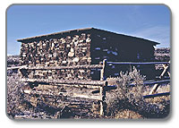 Remaining structure at the Gap Ranch CCC Camp