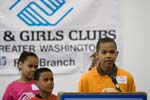 Members of Torch Club of the Boys & Girls Club of Greater Washington recite the club’s code of conduct.  Actor Stephen Baldwin, singer Michael W. Smith, and other members of the President's Council on Service and Civic Participation joined White House officials and nonprofit leaders at a Boys & Girls Club in Southeast Washington to highlight the importance of youth service and recognizing youth volunteers. Youth members of the BGCGW FBR Keystone Club were presented with the President's Volunteer Service Award for their exemplary community service project 