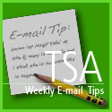 TSA's Email Tip