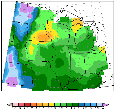 This map shows soil moisture conditions as of May 5, 2009.