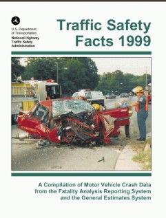 cover of the Traffic Safety Facts 1999 Annual Report