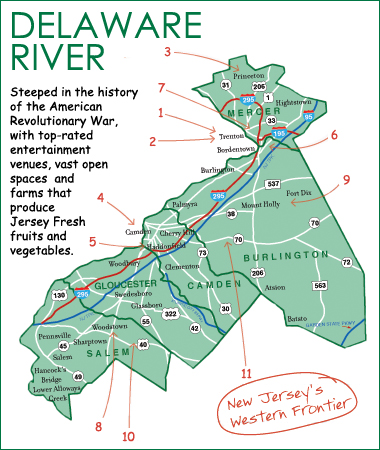 Delaware River Detail Map