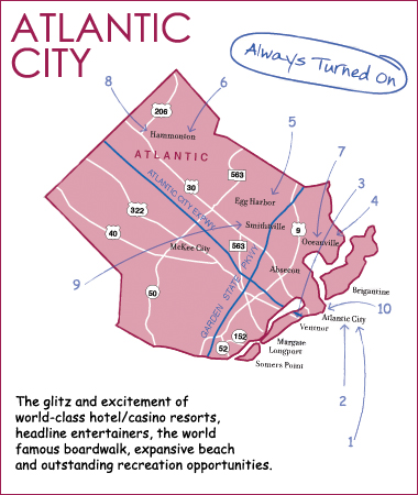 Greater Atlantic City Detail Map