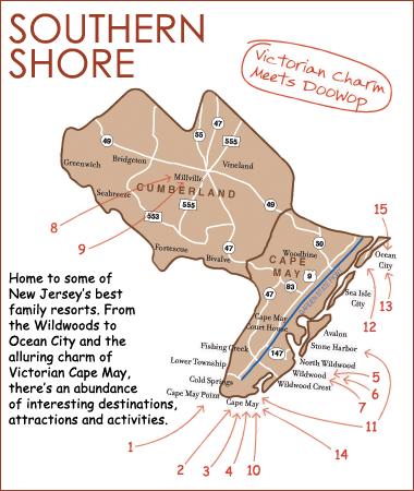 Southern Shore Detail Map