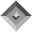 diamond-shaped marker