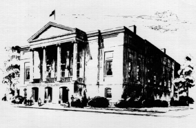 drawing of the Courthouse
