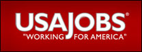 USAJOBS (R) 'Working for America' logo